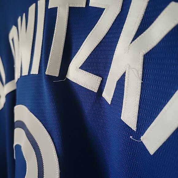 SOLD Toronto Blue Jays Baseball Jersey Blue Men's L MLB - Picture 9 of 9